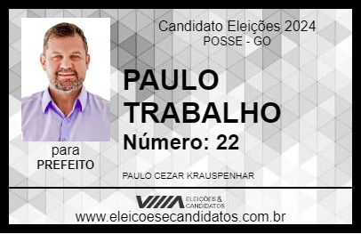 Candidato PAULO TRABALHO 2024 - POSSE - Eleições