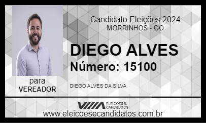 Candidato DIEGO ALVES 2024 - MORRINHOS - Eleições