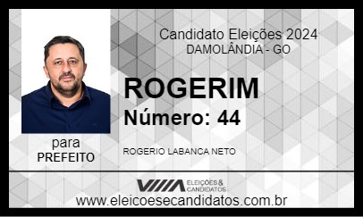 Candidato ROGERIM 2024 - DAMOLÂNDIA - Eleições