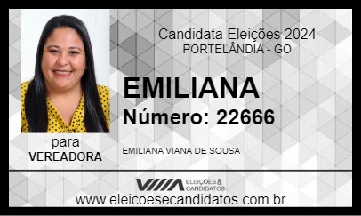 Candidato EMILIANA 2024 - PORTELÂNDIA - Eleições