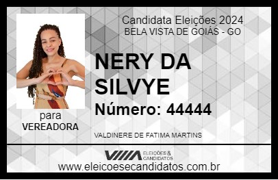 Candidato NERY DA SILVYE 2024 - BELA VISTA DE GOIÁS - Eleições