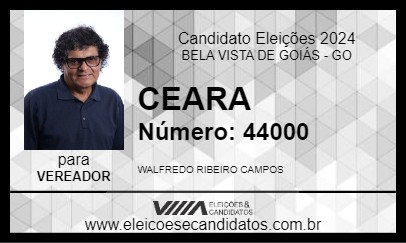 Candidato CEARA 2024 - BELA VISTA DE GOIÁS - Eleições