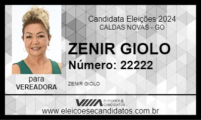 Candidato ZENIR GIOLO 2024 - CALDAS NOVAS - Eleições