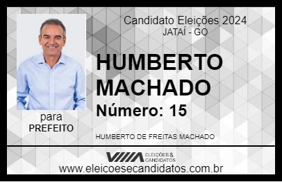 Candidato HUMBERTO MACHADO 2024 - JATAÍ - Eleições