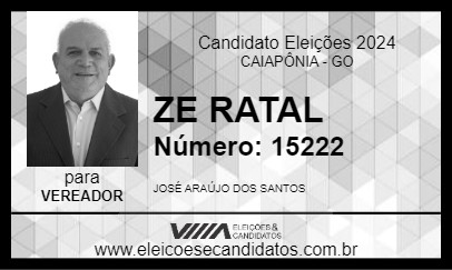 Candidato ZÉ RATAL 2024 - CAIAPÔNIA - Eleições