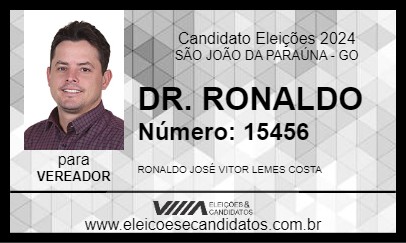 Candidato DR. RONALDO 2024 - SÃO JOÃO DA PARAÚNA - Eleições