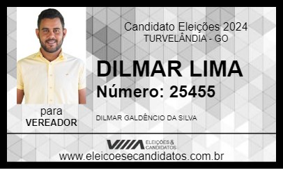 Candidato DILMAR LIMA 2024 - TURVELÂNDIA - Eleições