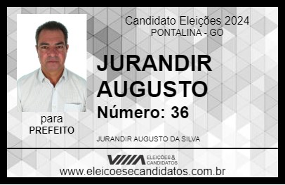 Candidato JURANDIR AUGUSTO 2024 - PONTALINA - Eleições