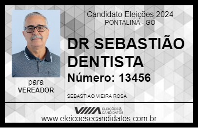 Candidato DR SEBASTIÃO DENTISTA 2024 - PONTALINA - Eleições