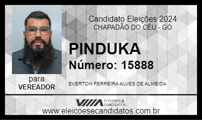 Candidato PINDUKA 2024 - CHAPADÃO DO CÉU - Eleições