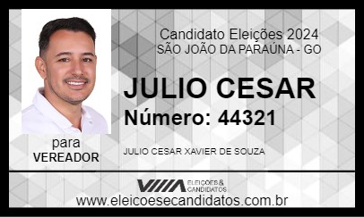 Candidato JULIO CESAR 2024 - SÃO JOÃO DA PARAÚNA - Eleições