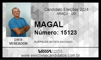 Candidato MAGAL 2024 - ARAÇU - Eleições