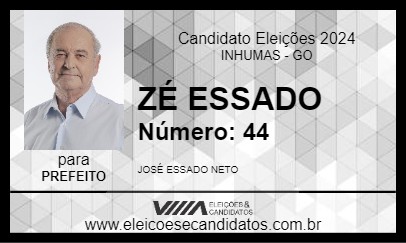 Candidato ZÉ ESSADO 2024 - INHUMAS - Eleições