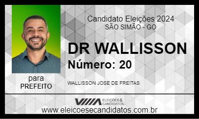 Candidato DR WALLISSON 2024 - SÃO SIMÃO - Eleições