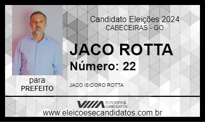 Candidato JACO ROTTA 2024 - CABECEIRAS - Eleições