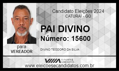 Candidato PAI DIVINO 2024 - CATURAÍ - Eleições