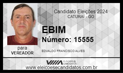 Candidato EBIM 2024 - CATURAÍ - Eleições