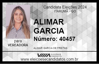 Candidato ALIMAR GARCIA 2024 - ITARUMÃ - Eleições