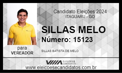 Candidato SILLAS MELO 2024 - ITAGUARU - Eleições