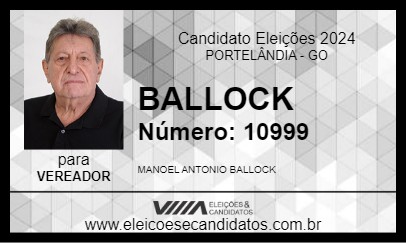 Candidato BALLOCK 2024 - PORTELÂNDIA - Eleições