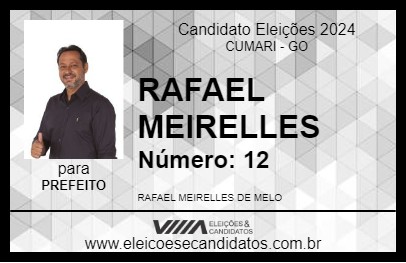 Candidato RAFAEL MEIRELLES 2024 - CUMARI - Eleições