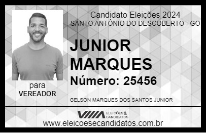 Candidato JUNIOR MARQUES 2024 - SANTO ANTÔNIO DO DESCOBERTO - Eleições