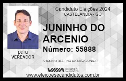 Candidato JUNINHO DO ARCENIO 2024 - CASTELÂNDIA - Eleições