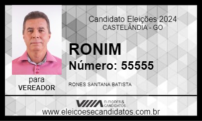 Candidato RONIM 2024 - CASTELÂNDIA - Eleições