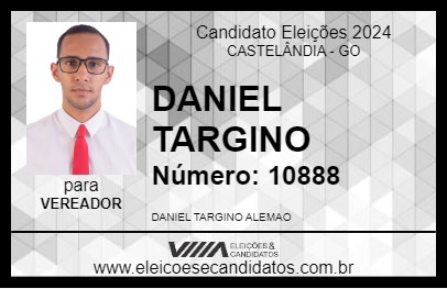 Candidato DANIEL TARGINO 2024 - CASTELÂNDIA - Eleições