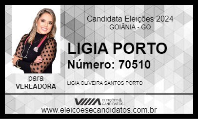 Candidato LIGIA PORTO 2024 - GOIÂNIA - Eleições