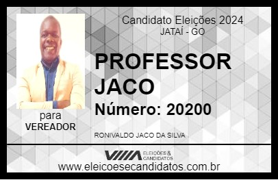 Candidato PROFESSOR JACO 2024 - JATAÍ - Eleições