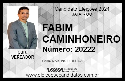 Candidato FABIM CAMINHONEIRO 2024 - JATAÍ - Eleições