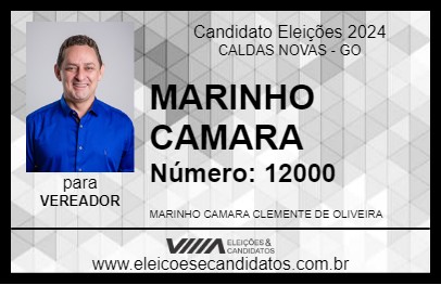 Candidato MARINHO CAMARA 2024 - CALDAS NOVAS - Eleições