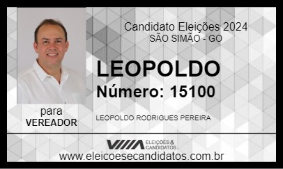 Candidato LEOPOLDO 2024 - SÃO SIMÃO - Eleições