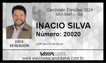 Candidato INACIO SILVA 2024 - SÃO SIMÃO - Eleições