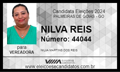 Candidato NILVA REIS 2024 - PALMEIRAS DE GOIÁS - Eleições