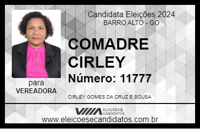 Candidato COMADRE CIRLEY 2024 - BARRO ALTO - Eleições