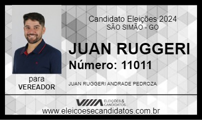 Candidato JUAN RUGGERI 2024 - SÃO SIMÃO - Eleições