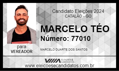 Candidato MARCELO TÉO 2024 - CATALÃO - Eleições