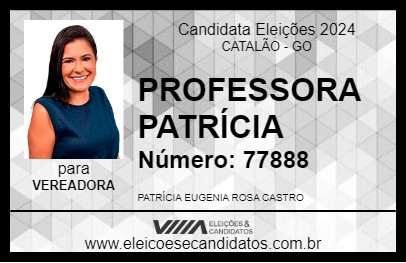 Candidato PROFESSORA PATRÍCIA 2024 - CATALÃO - Eleições