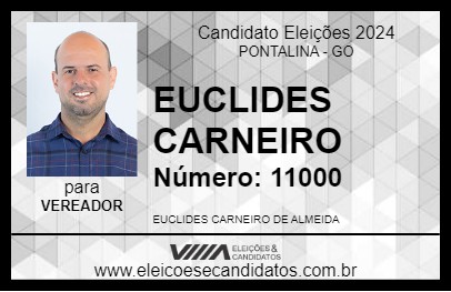 Candidato EUCLIDES CARNEIRO 2024 - PONTALINA - Eleições