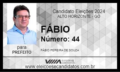 Candidato FÁBIO 2024 - ALTO HORIZONTE - Eleições