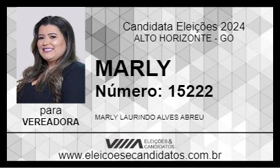 Candidato MARLY 2024 - ALTO HORIZONTE - Eleições