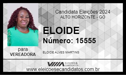 Candidato ELOIDE 2024 - ALTO HORIZONTE - Eleições