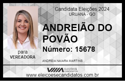 Candidato ANDREIÃO DO POVÃO 2024 - URUANA - Eleições