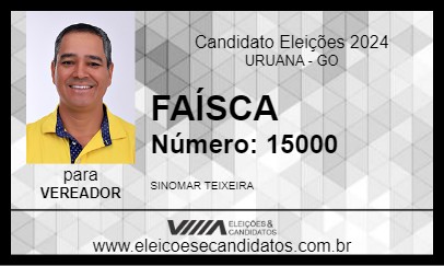 Candidato FAÍSCA 2024 - URUANA - Eleições