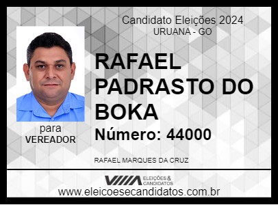 Candidato RAFAEL PADRASTO DO BOKA 2024 - URUANA - Eleições