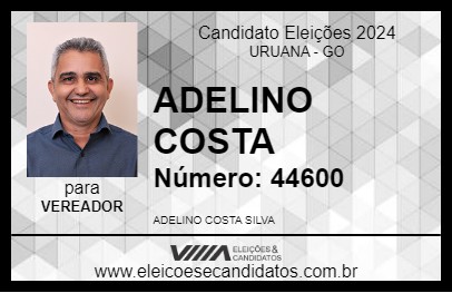 Candidato ADELINO COSTA 2024 - URUANA - Eleições