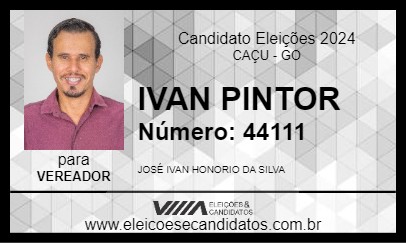 Candidato IVAN PINTOR 2024 - CAÇU - Eleições