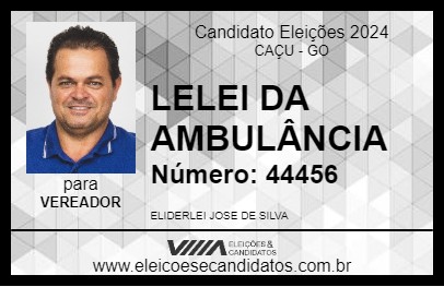 Candidato LELEI DA AMBULÂNCIA 2024 - CAÇU - Eleições